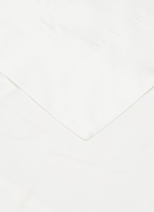 Detail View - Click To Enlarge - FRETTE - Link Embroidery Queen Size Duvet Set – Navy/Savage