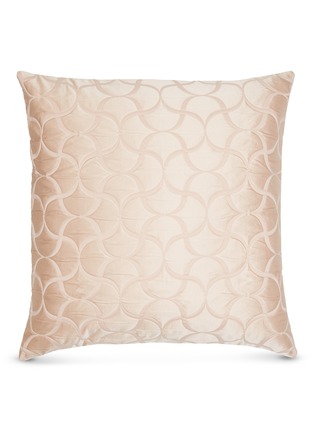 Main View - Click To Enlarge - FRETTE - Luxury Tile Cushion – Powder Pink