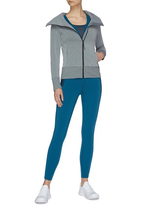 Figure View - Click To Enlarge - PARTICLE FEVER - Quick-dry Panelled Leggings