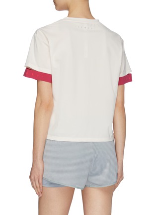 Back View - Click To Enlarge - PARTICLE FEVER - Elastic Strip Cuff T-shirt
