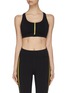 Main View - Click To Enlarge - PARTICLE FEVER - Quick-dry Contrasted Front Zip Sports Bra