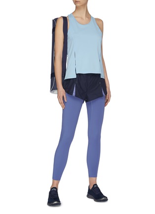 Figure View - Click To Enlarge - PARTICLE FEVER - Quick-dry Contrast Combination Leggings