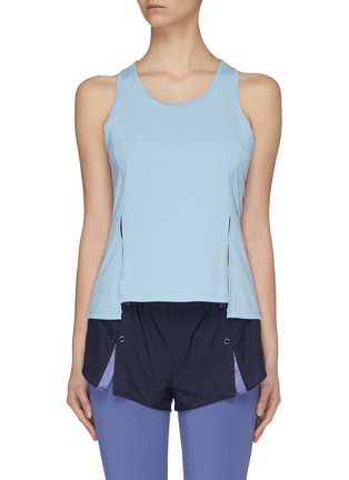 Main View - Click To Enlarge - PARTICLE FEVER - Quick dry back slit sleeveless tank top
