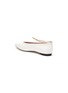  - PEDDER RED - Alicia' ankle chain leather skimmer flats