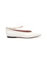 Main View - Click To Enlarge - PEDDER RED - Alicia' ankle chain leather skimmer flats