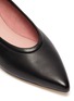 Detail View - Click To Enlarge - PEDDER RED - Alicia' ankle chain leather skimmer flats