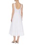 Back View - Click To Enlarge - STAUD - 'Wells' square neck sleeveless pleated maxi dress