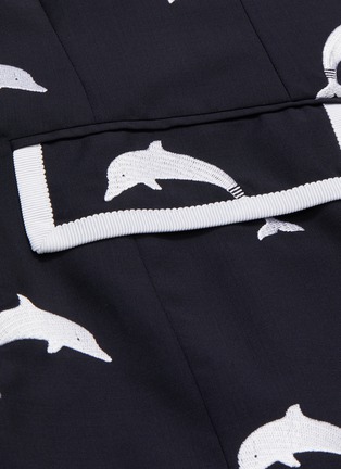  - THOM BROWNE  - Dolphin Embroidered Jacket
