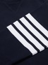 Detail View - Click To Enlarge - THOM BROWNE  - Stripe sleeve sweater dress
