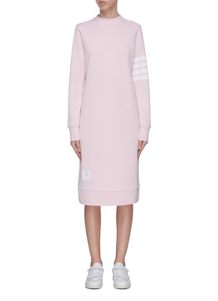Main View - Click To Enlarge - THOM BROWNE  - Stripe sleeve sweater dress