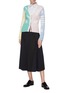 Figure View - Click To Enlarge - THOM BROWNE  - Ocean intarsia cashmere cardigan