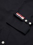  - THOM BROWNE  - Belted raglan waterproof cotton twill trench coat