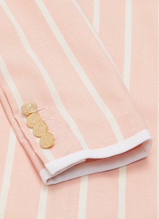 Detail View - Click To Enlarge - THOM BROWNE  - Blanker Stripe Mini Shirt Dress