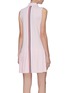 Back View - Click To Enlarge - THOM BROWNE  - Tricolour stripe pleated bottom tennie dress