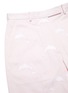  - THOM BROWNE  - Dolphin embroidered cotton twill boyfriend chino pants
