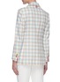 Back View - Click To Enlarge - THOM BROWNE  - Double Tattersall Check Print Wide Lapel Jacket