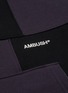  - AMBUSH - Panelled logo embroidered hoodie