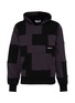 Main View - Click To Enlarge - AMBUSH - Panelled logo embroidered hoodie