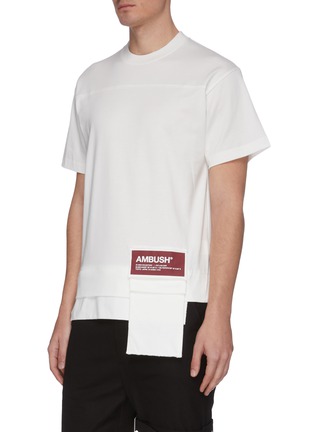 Front View - Click To Enlarge - AMBUSH - Logo patch pocket T-shirt