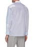 Back View - Click To Enlarge - UNCENSORED - Mandarin collar mix stripe shirt
