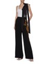 Figure View - Click To Enlarge - DRIES VAN NOTEN - Contrast embroidered side pants