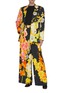 Figure View - Click To Enlarge - DRIES VAN NOTEN - Peak lapel floral print blazer