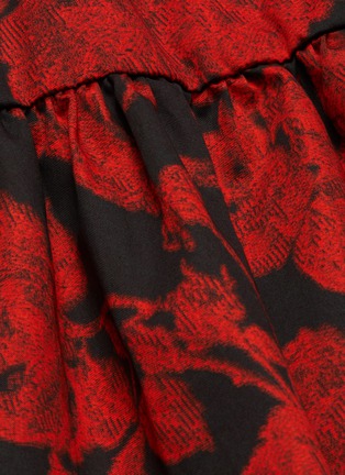 Detail View - Click To Enlarge - DRIES VAN NOTEN - 'BTM' floral ruffle skirt