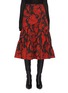 Main View - Click To Enlarge - DRIES VAN NOTEN - 'BTM' floral ruffle skirt