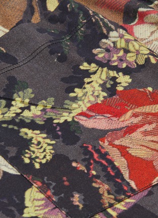  - DRIES VAN NOTEN - Drawstring floral print shorts