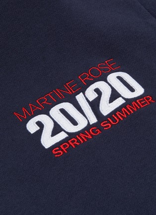 - MARTINE ROSE - Slogain embroidered sweatshirt
