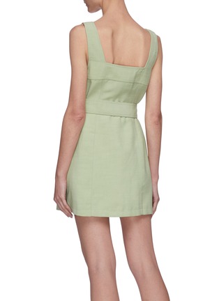 Back View - Click To Enlarge - C/MEO COLLECTIVE - Purpose belted tank dress