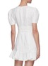 Back View - Click To Enlarge - C/MEO COLLECTIVE - Pronounce puff sleeve embroidered mini dress