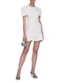 Figure View - Click To Enlarge - C/MEO COLLECTIVE - Pronounce puff sleeve embroidered mini dress