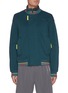 Main View - Click To Enlarge - PARTICLE FEVER - Colourblock panel standcollar jacket