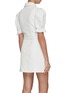 Back View - Click To Enlarge - C/MEO COLLECTIVE - Goodness belted balloon sleeves dress