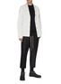 Figure View - Click To Enlarge - RICK OWENS  - 'Larry' snap button collarless shirt