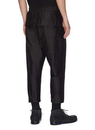 Back View - Click To Enlarge - RICK OWENS  - 'Astaired' drawstring crop pants