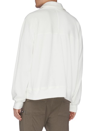 Back View - Click To Enlarge - RICK OWENS  - Zip front track jacket