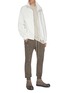 Figure View - Click To Enlarge - RICK OWENS  - Zip front track jacket
