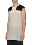 Front View - Click To Enlarge - RICK OWENS  - Release Combo Lupetto' sheer panel tank top