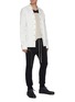 Figure View - Click To Enlarge - RICK OWENS  - 'Dustulator' colourblock panelled top