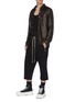 Figure View - Click To Enlarge - RICK OWENS  - Lamb leather outershirt jacket
