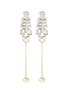 Main View - Click To Enlarge - VENNA - Glass crystal ball drop earrings