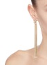 Figure View - Click To Enlarge - VENNA - Detachable crystal stud fringe drop earrings