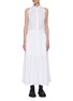 Main View - Click To Enlarge - HELMUT LANG - Pleated Button-up Dress