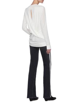 Figure View - Click To Enlarge - HELMUT LANG - Twist Back Top