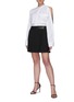 Figure View - Click To Enlarge - HELMUT LANG - Pleat Wrap Mini Skirt