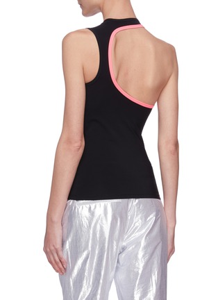 Back View - Click To Enlarge - HELMUT LANG - Asymmetric Neon Tank Top
