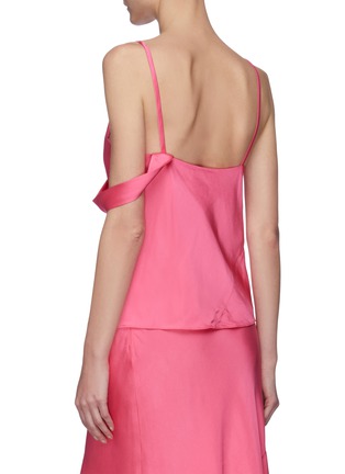 Back View - Click To Enlarge - HELMUT LANG - Double Sash Spaghetti Top