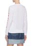 Back View - Click To Enlarge - FIORUCCI - Angel print logo sleeve T-shirt